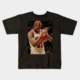 New Hair Dennis Rodman Vintage Kids T-Shirt